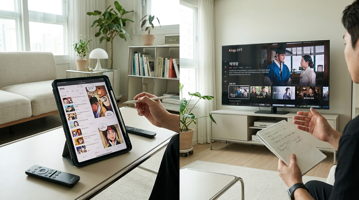 3. 원작 웹툰 vs OTT 실사화, 무엇이 다를까?