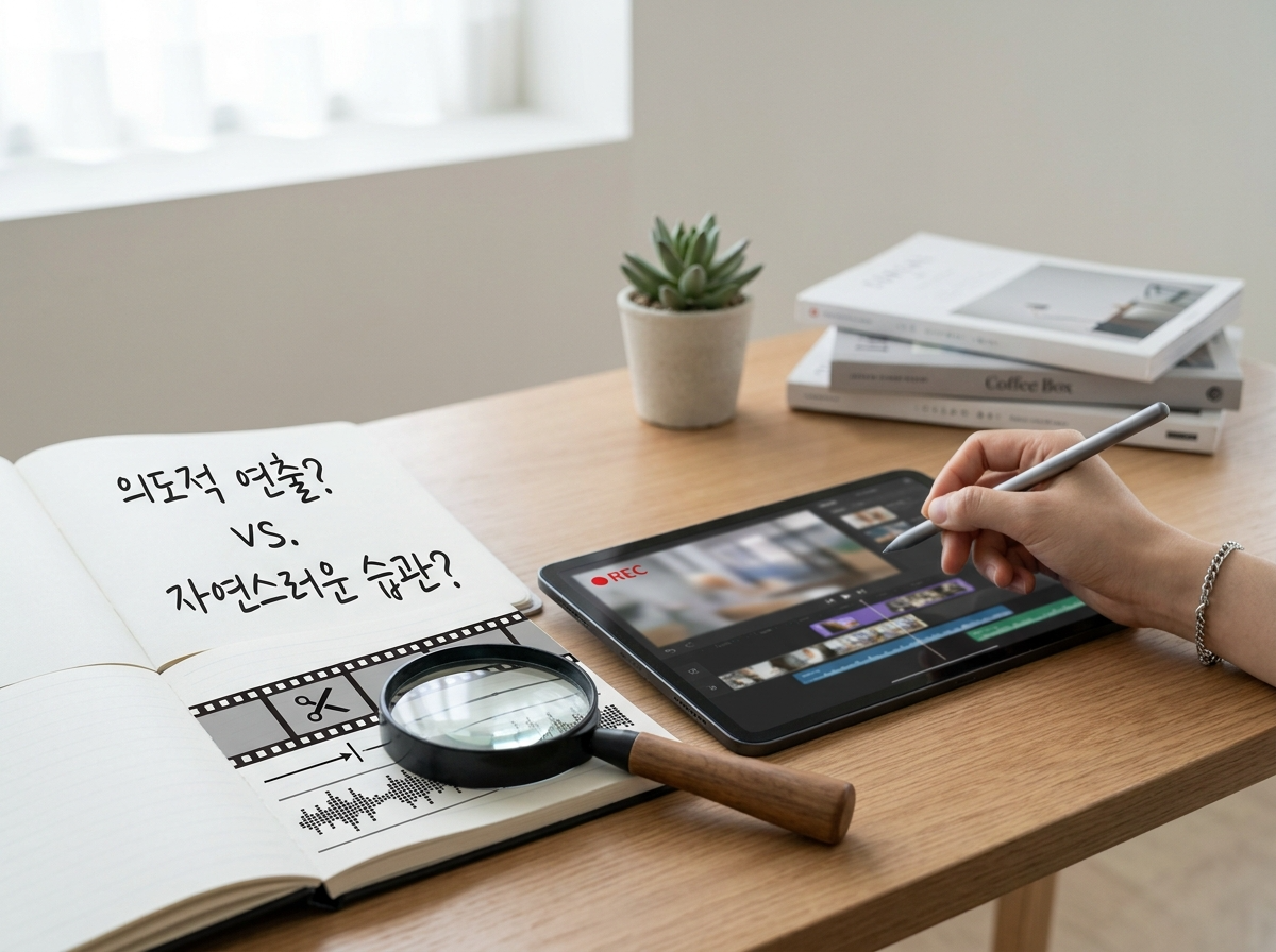 방송 편집의 마법: 의도된 연출인가, 자연스러운 습관인가